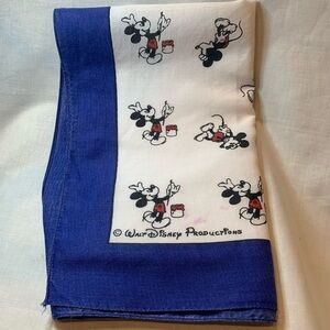 Walt Disney Productions vintage Mickey Mouse hankerchief